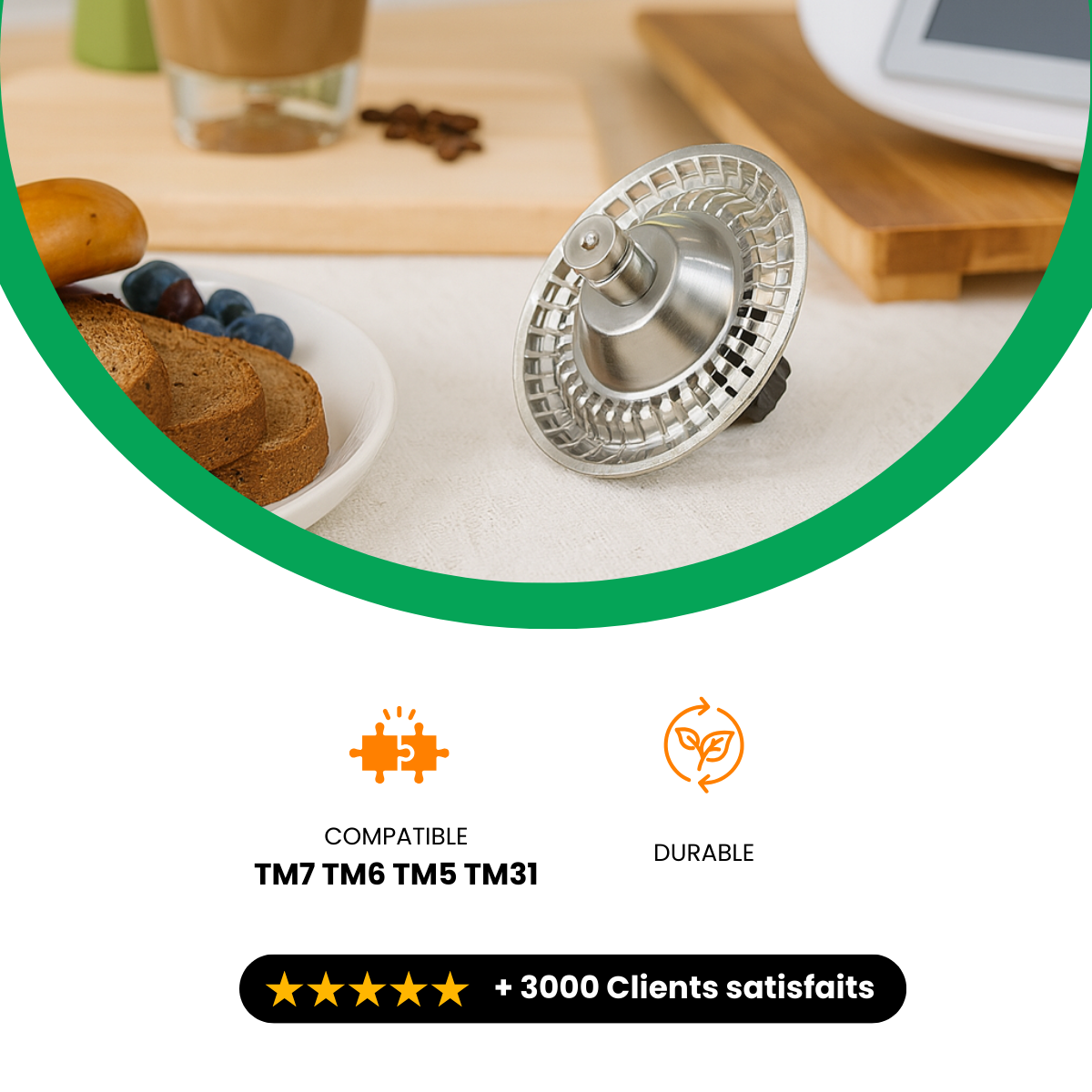 Milchaufschäumer für Thermomix TM7/TM6/TM5/TM31