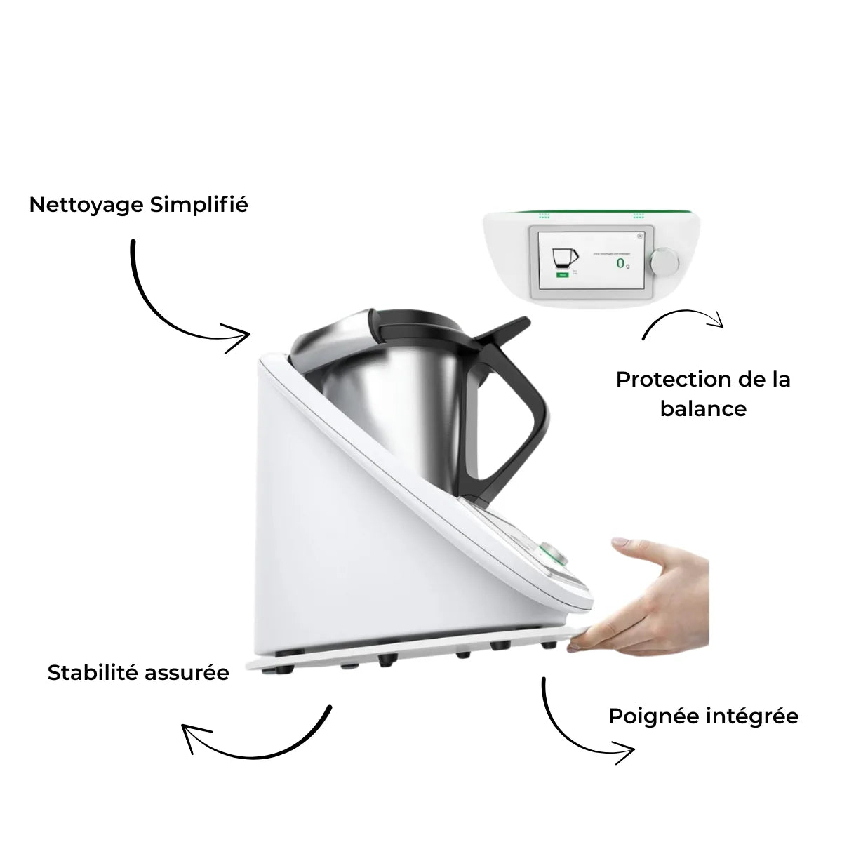 Gleitbrett v2 für Thermomix TM6/TM5
