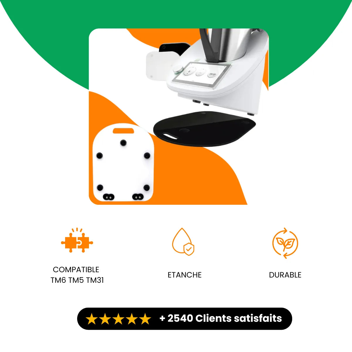 Gleitbrett v2 für Thermomix TM6/TM5