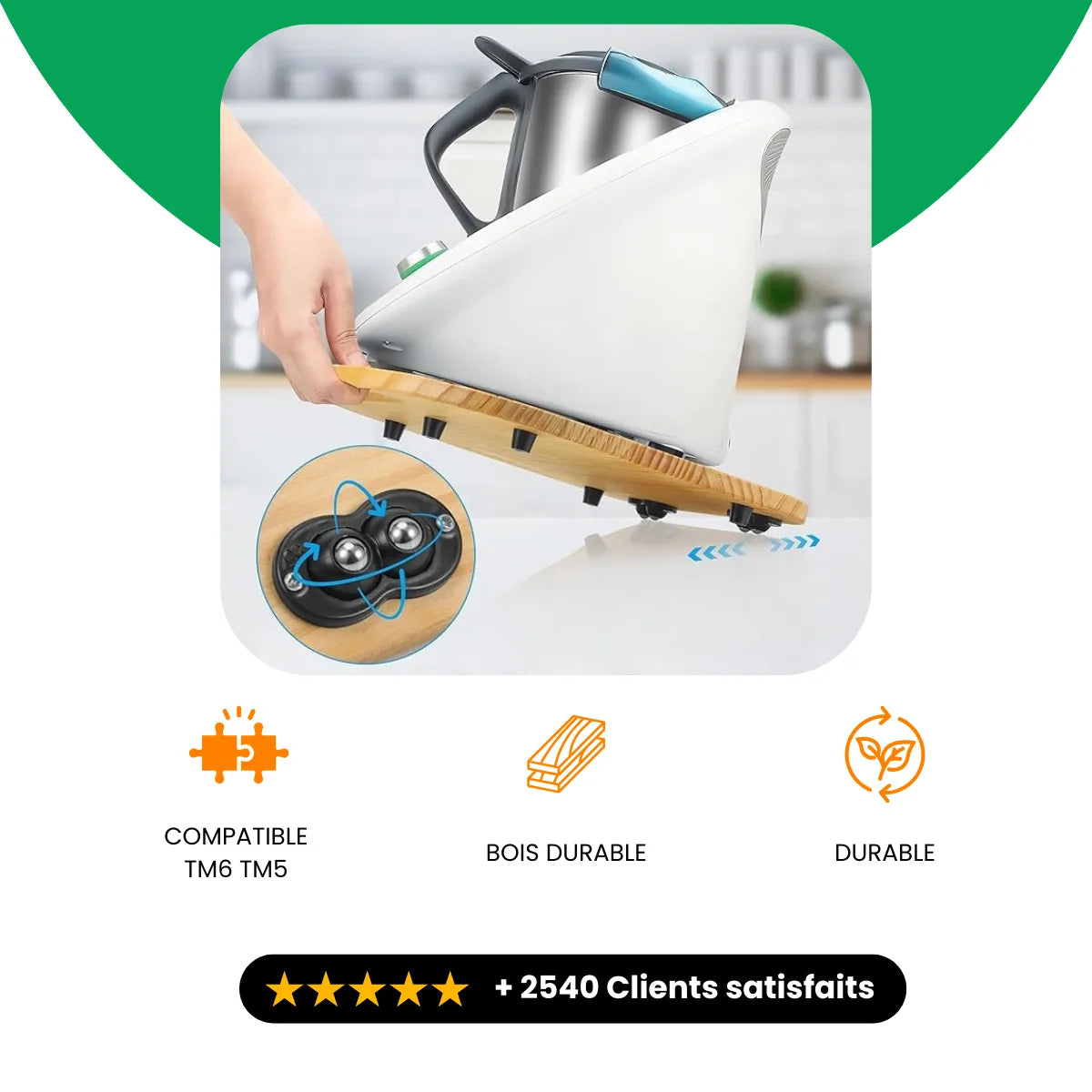 Gleitbrett für Thermomix TM6/TM5