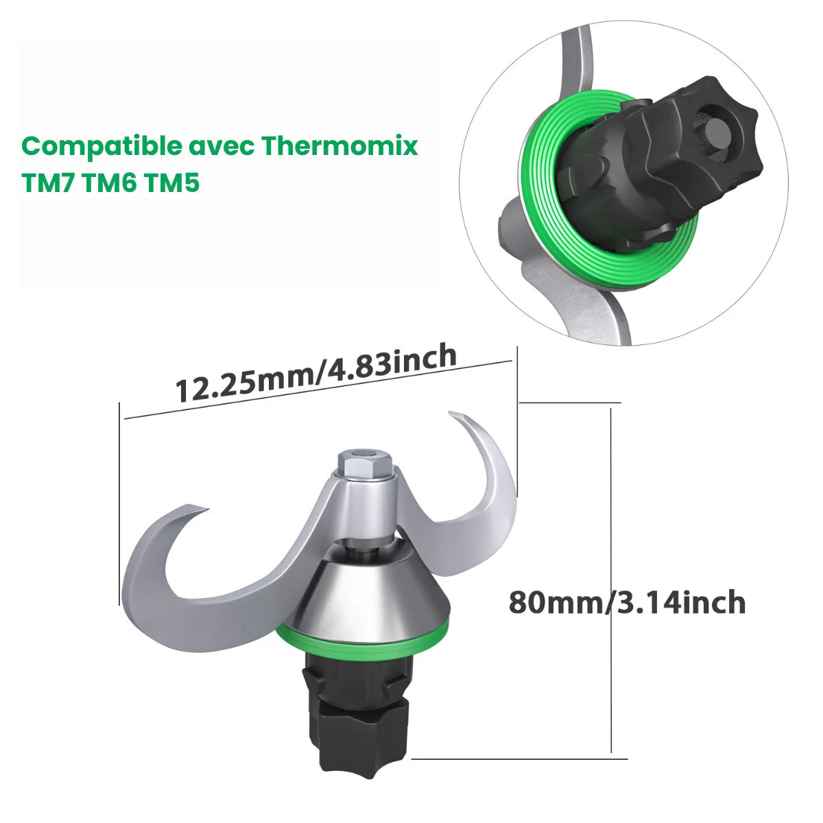 Mixmesser für Thermomix TM7/TM6/TM5/TM31