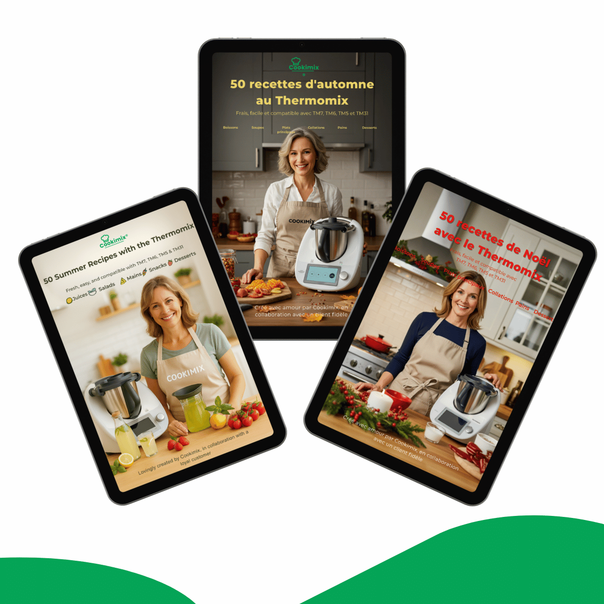 Pack 3 eBooks OFFERTS - 150 recettes au Thermomix - Chefimix
