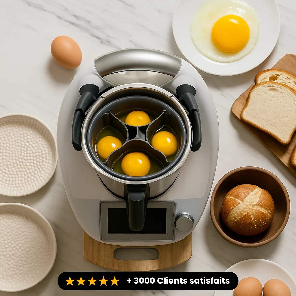 Pochiereinsatz für Thermomix TM6/TM5/TM31