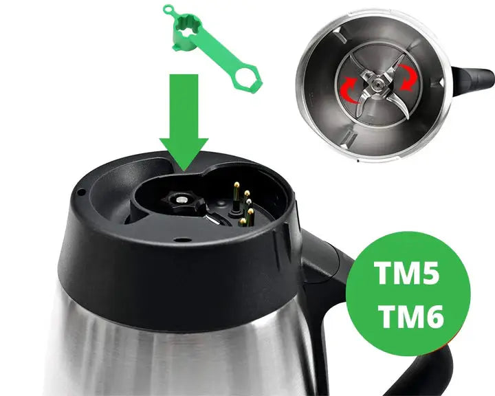 Démouleur de pâte pour Thermomix TM6/TM5