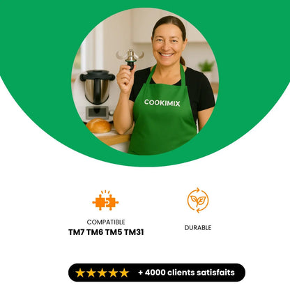 Couteaux pétrin pour Thermomix TM7/TM6/TM5/TM31 - Chefimix