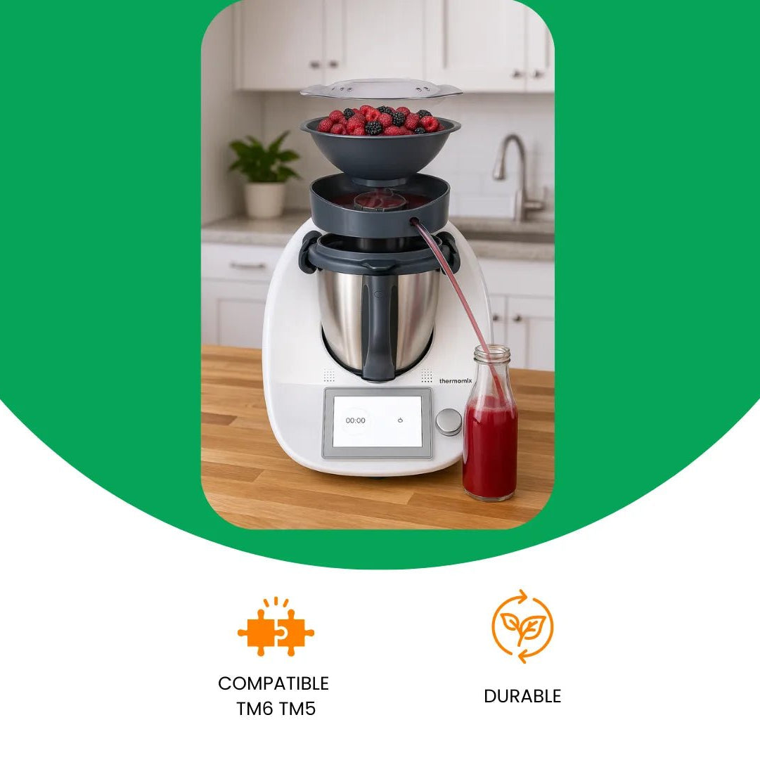 Extracteur De Jus D’orange Spécial TM5, TM6, TM31 – Accessoire Centrifugeuse Pratique Pour Petits-déjeuners, Fêtes Et Jus Frais Maison | Compatible Thermomix