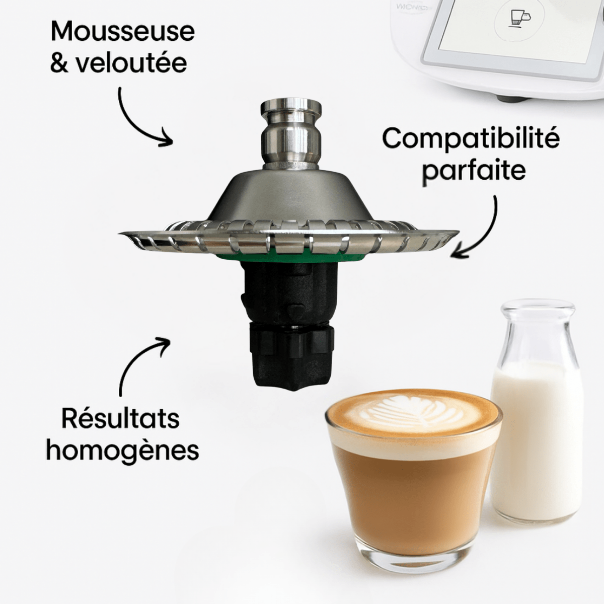 Mousseur à lait pour Thermomix TM7/TM6/TM5/TM31 - Chefimix